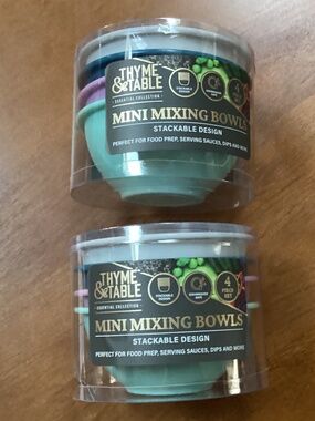 Thyme & Table mini mixing bowls bundle New